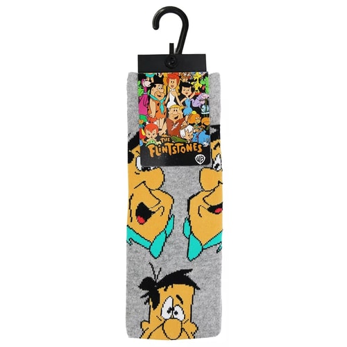 Official Flintstones 1 Pack Socks Grey
